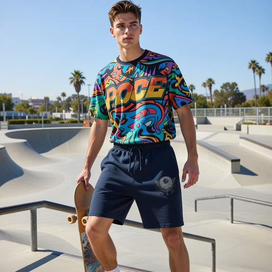 Men's Navy Blue Shorts