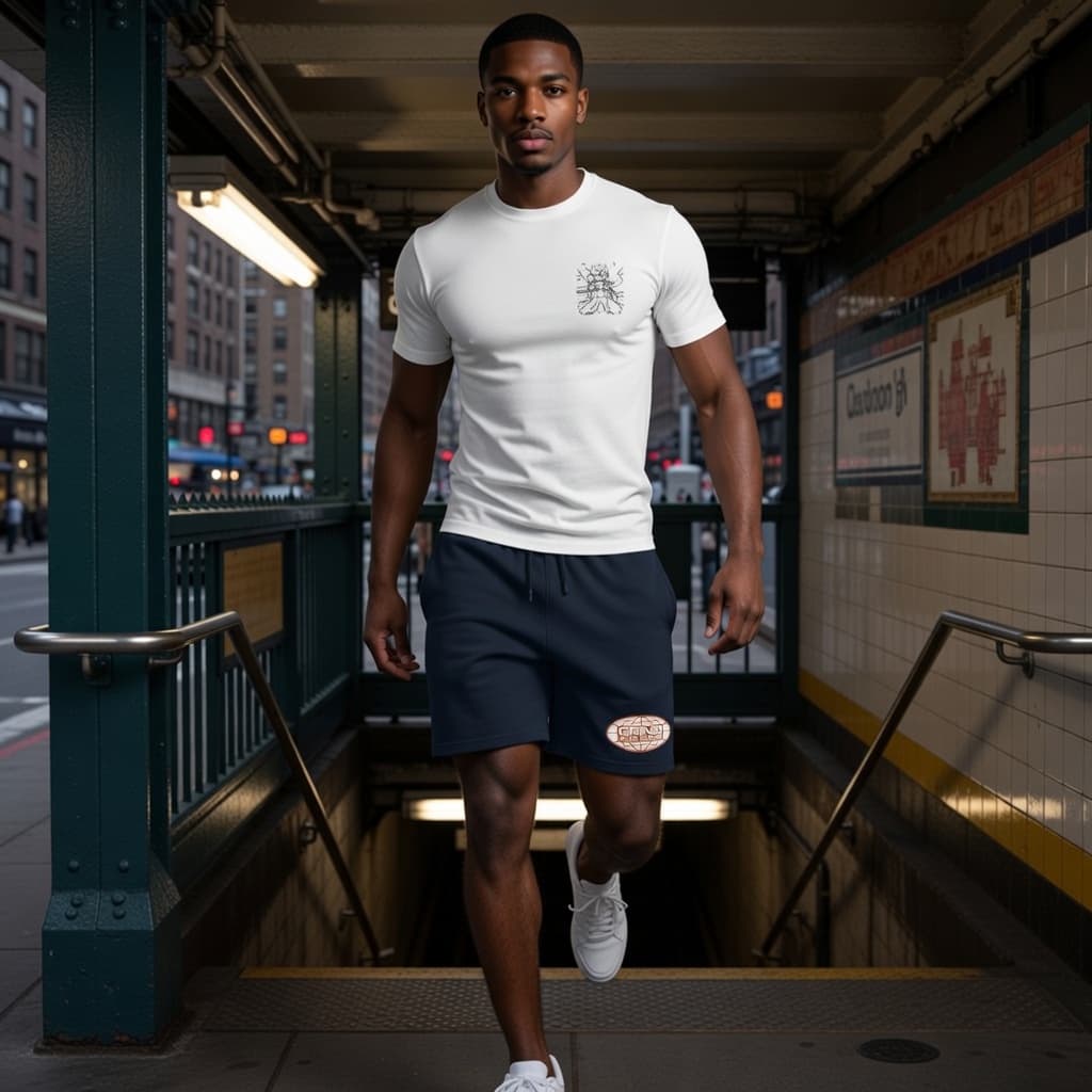 Men's Navy Blue Shorts