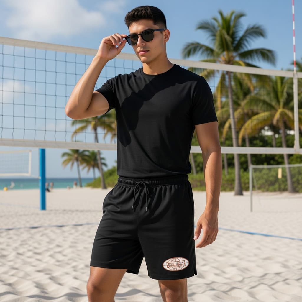 Men's Black Shorts