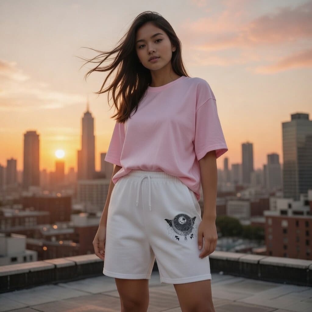Men's White Shorts