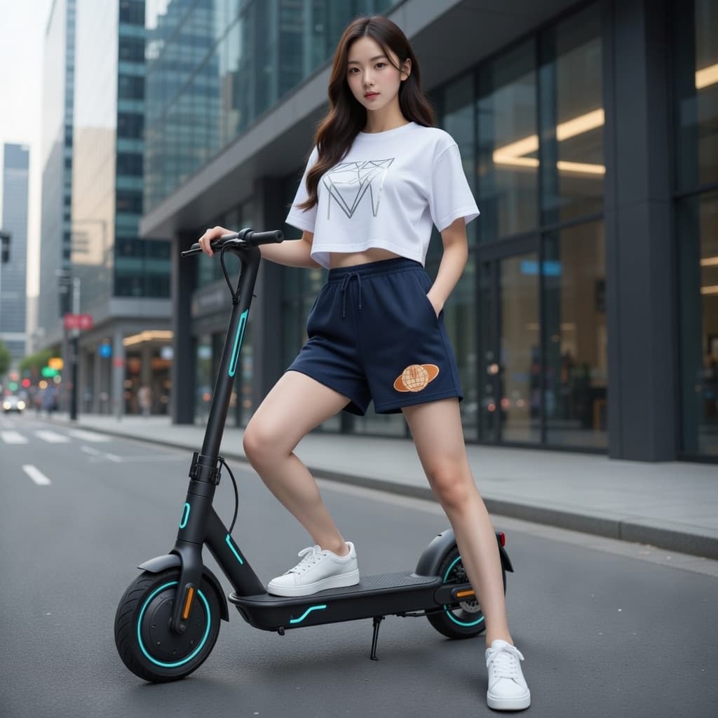 Women's Navy Blue Shorts