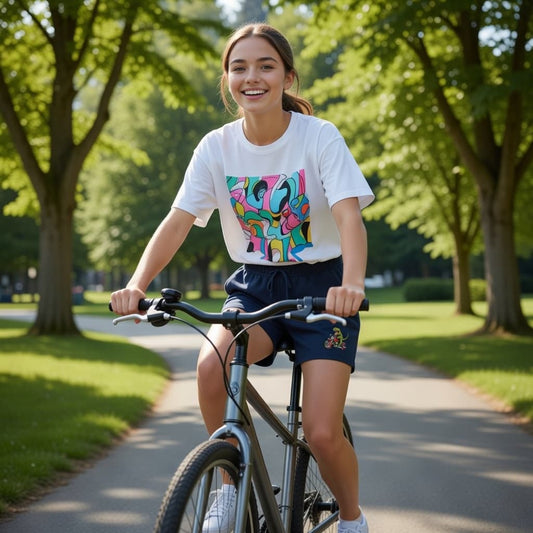 Women's Navy Blue Shorts