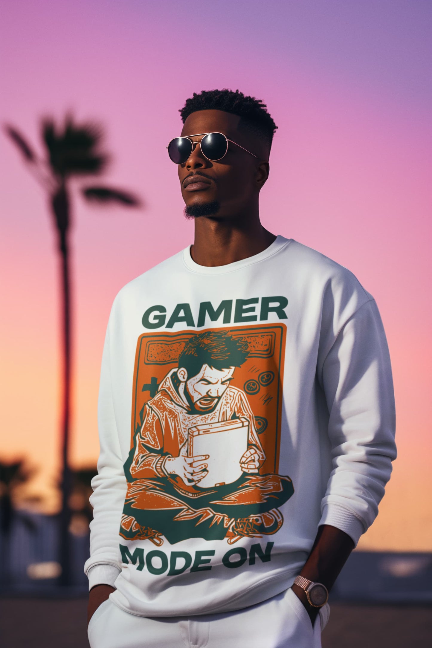 Men's White Sweatshirts