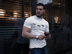 Men's White Round Neck T-shirts
