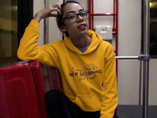 WOMENS GOLDEN YELLOW HOODIES