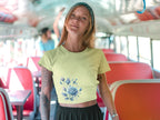 Women's Butter Yellow Crop Tops