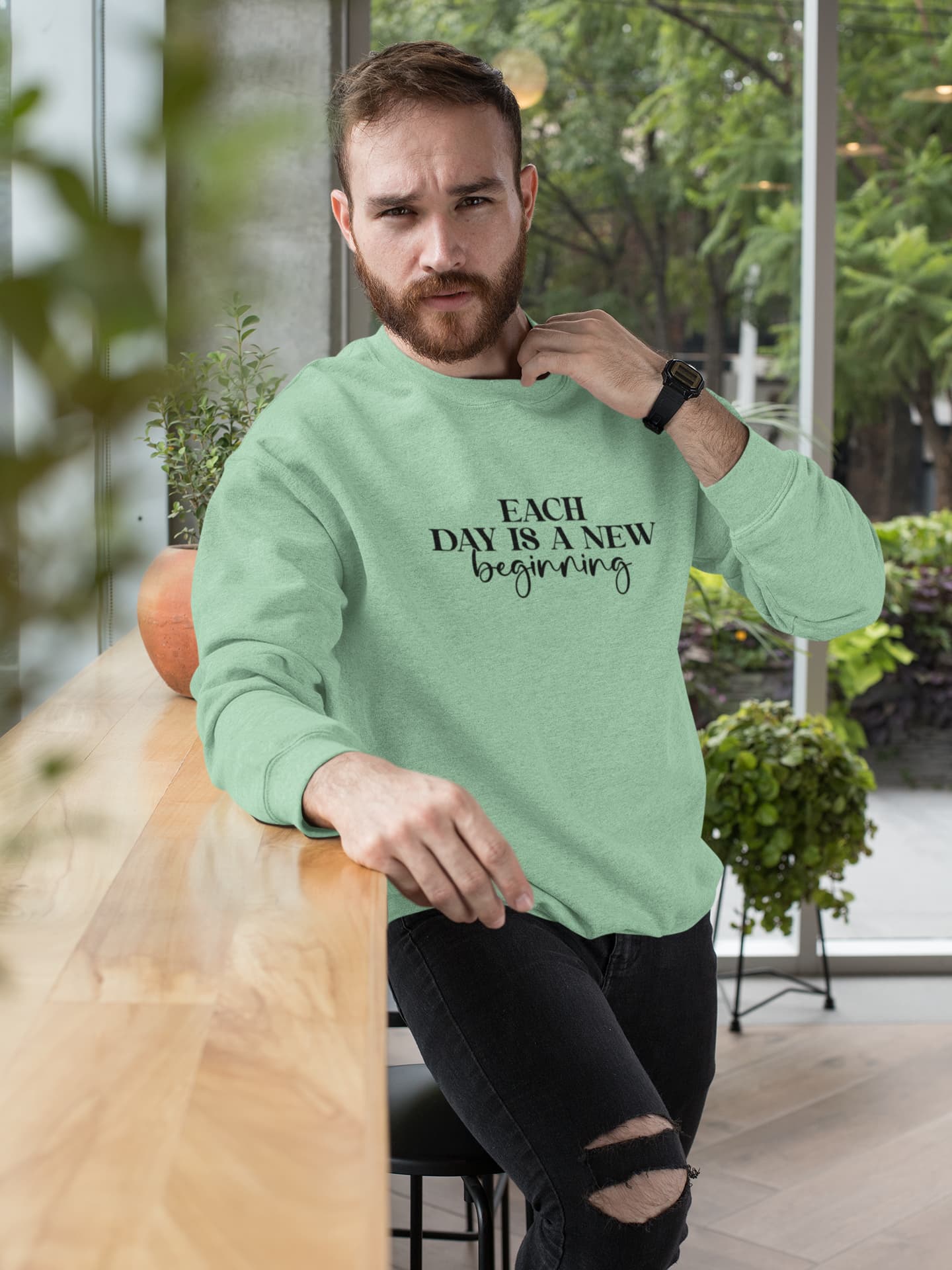 UNISEX MINT GREEN SWEATSHIRTS