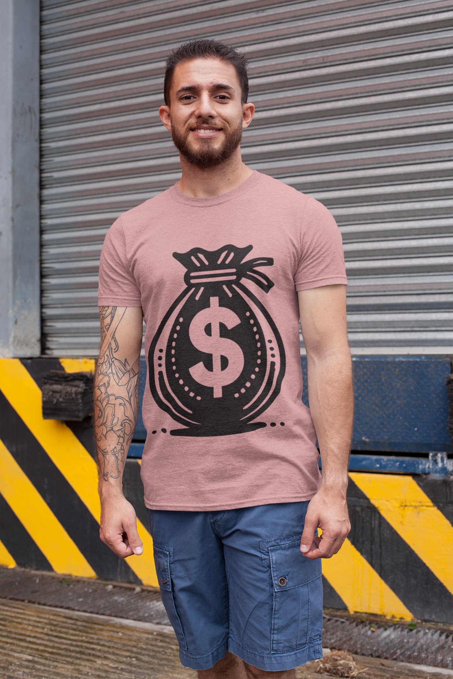 Men's Pastel Dusty Round Neck T-shirts