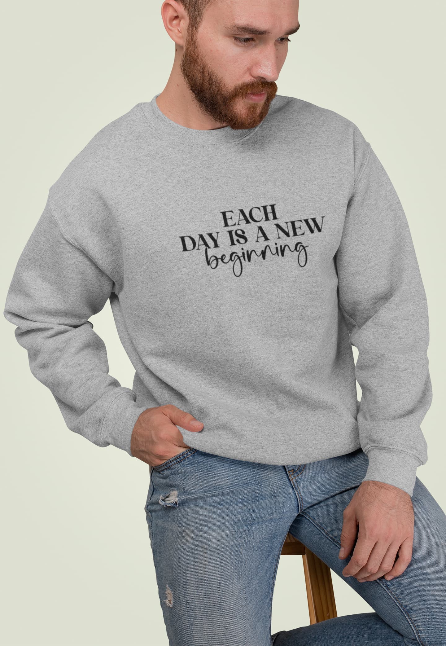 UNISEX MELANGE GREY SWEATSHIRTS