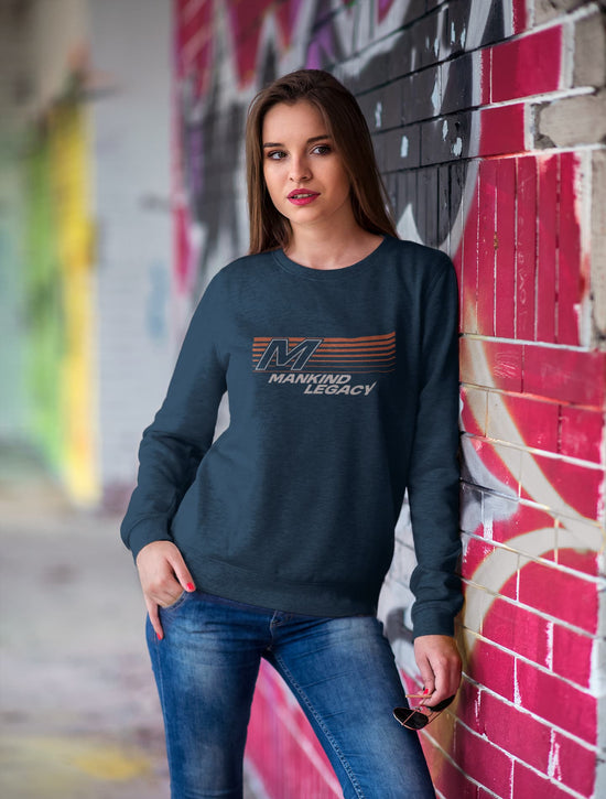 UNISEX NAVY BLUE SWEATSHIRT