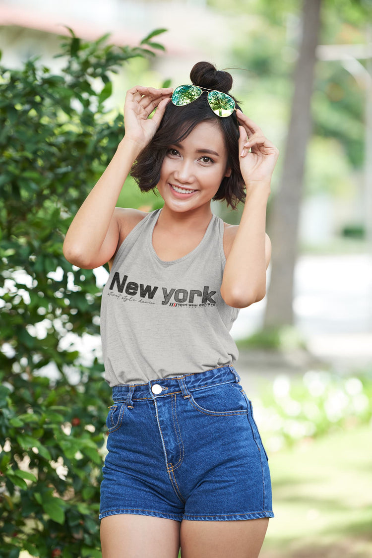 Woman wearing a &