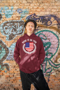 Karavirs® Acute Maroon oversized hoodie for men India
