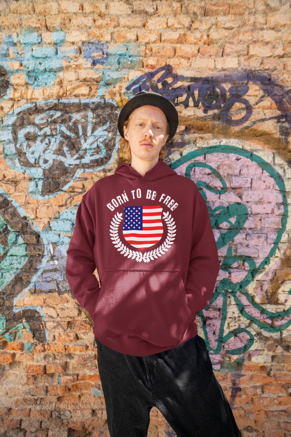 Men's Maroon Hoodies