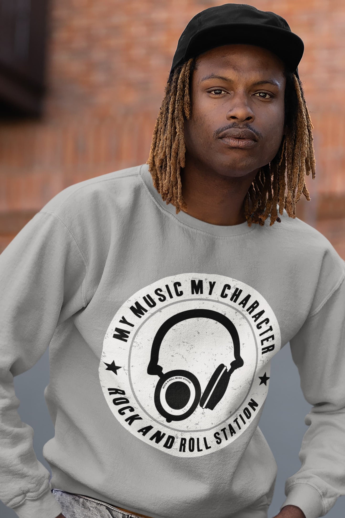 Men's Melange Grey Sweatshirts