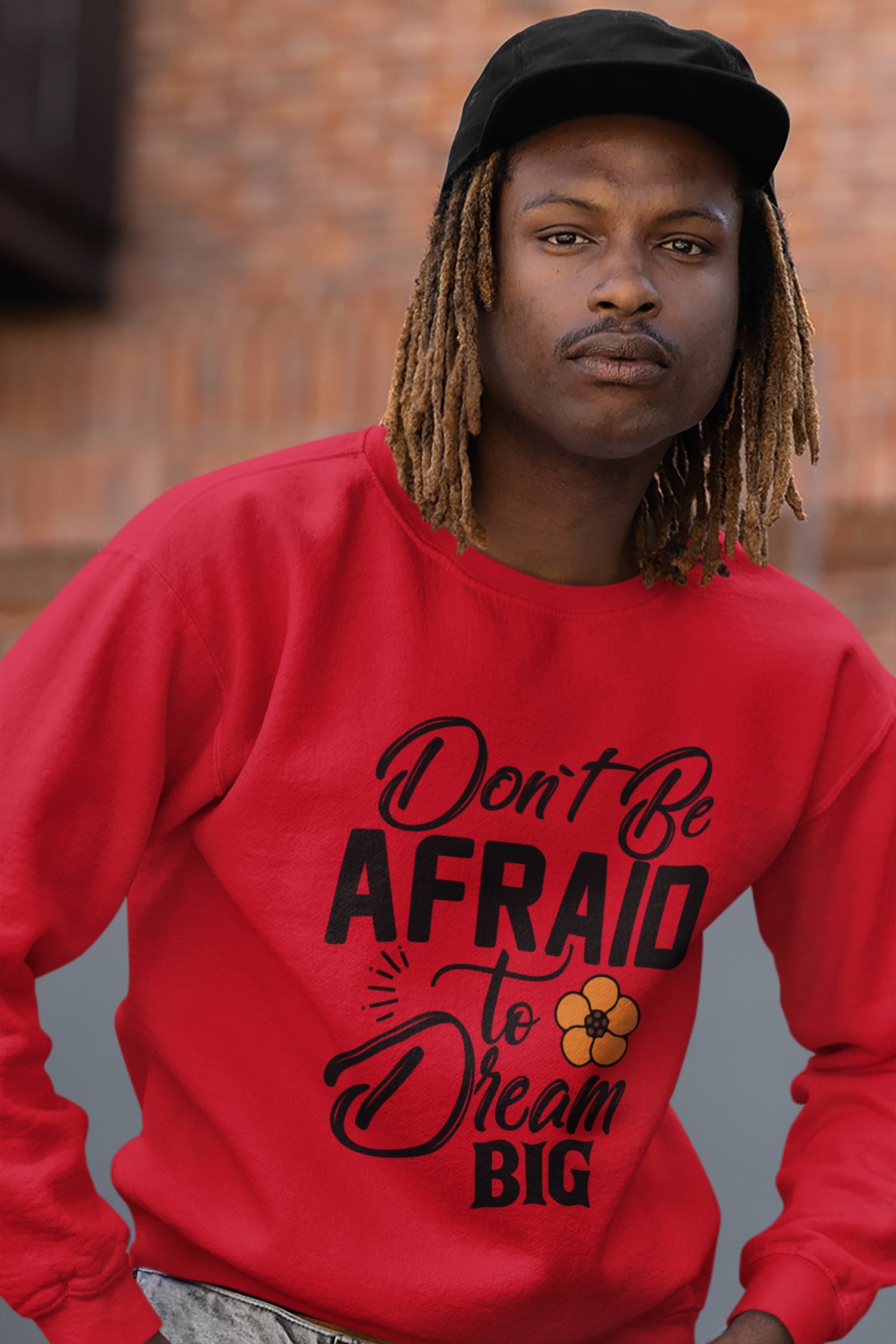 UNISEX RED SWEATSHIRT