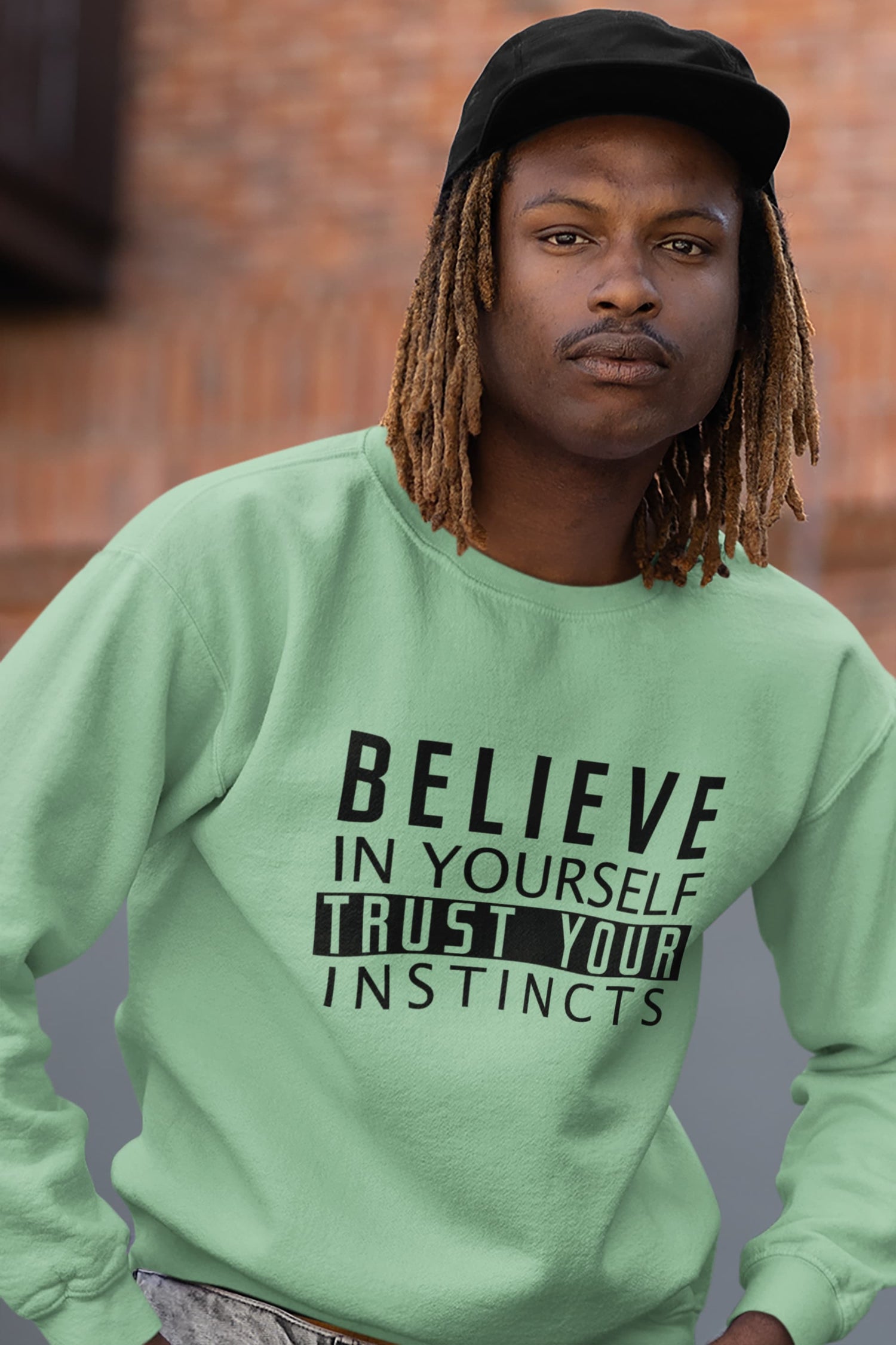 UNISEX MINT GREEN SWEATSHIRT