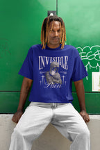 UNISEX ROYAL BLUE OVERSIZED T-SHIRT 