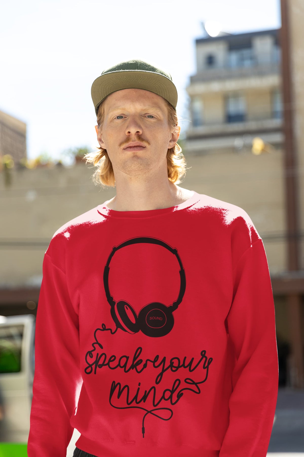 Men's Red Sweatshirts