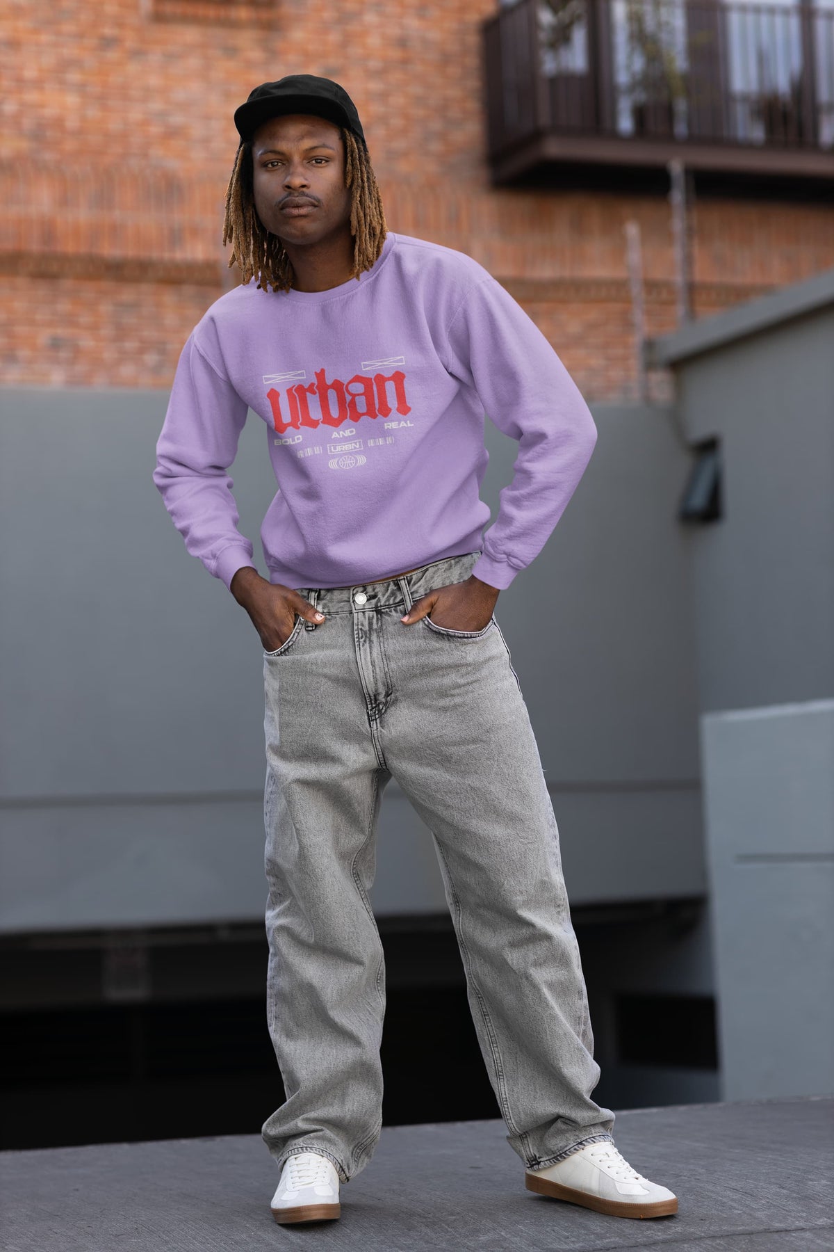Karavirs® Identity Iris Lavender sweatshirt for men India