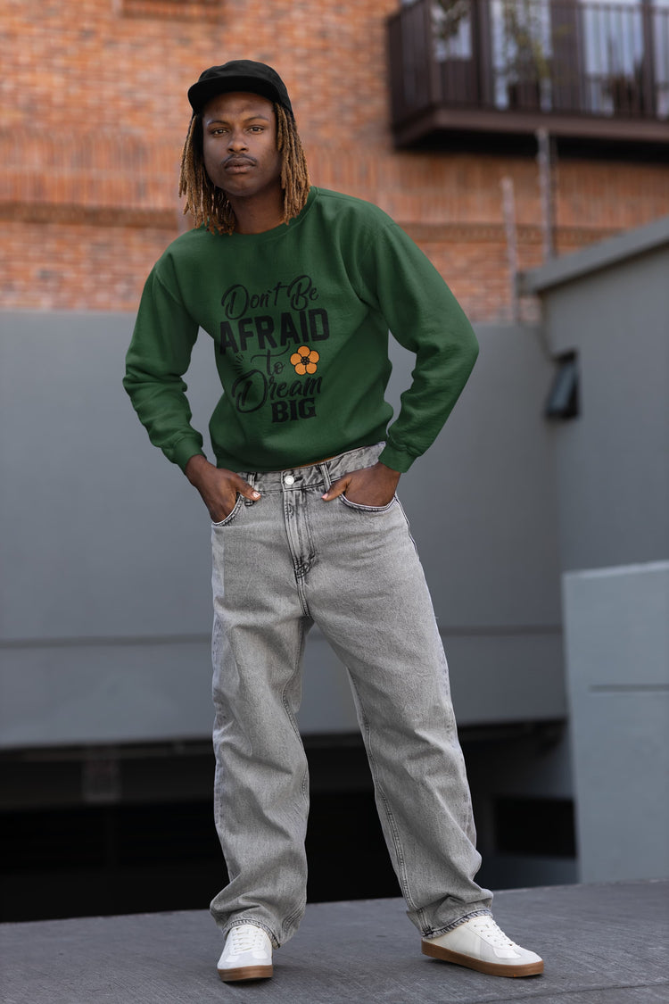 UNISEX OLIVE GREEN SWEATSHIRT