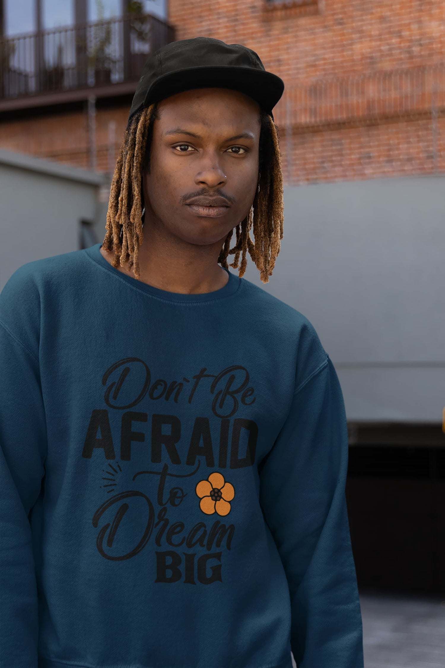 UNISEX NAVY BLUE SWEATSHIRT