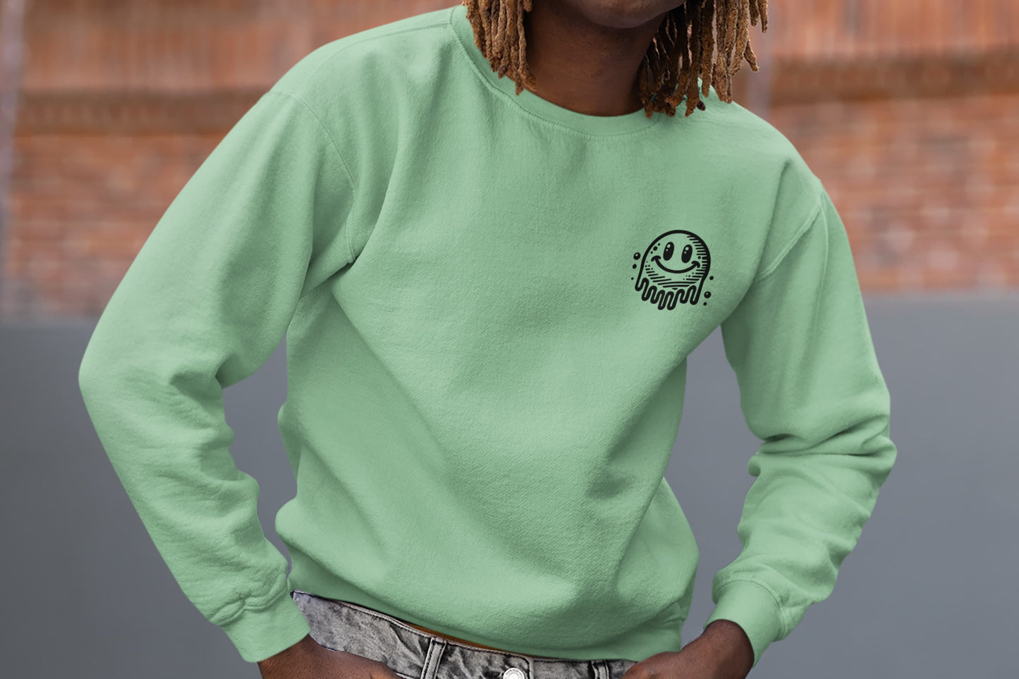 Men's Mint Green Sweatshirts