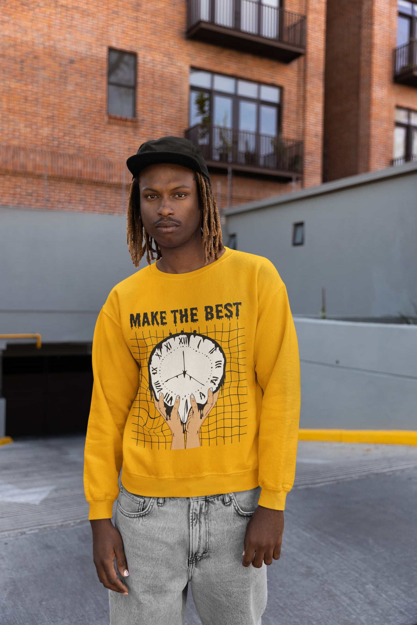 Men's Golden Yellow Sweatshirts