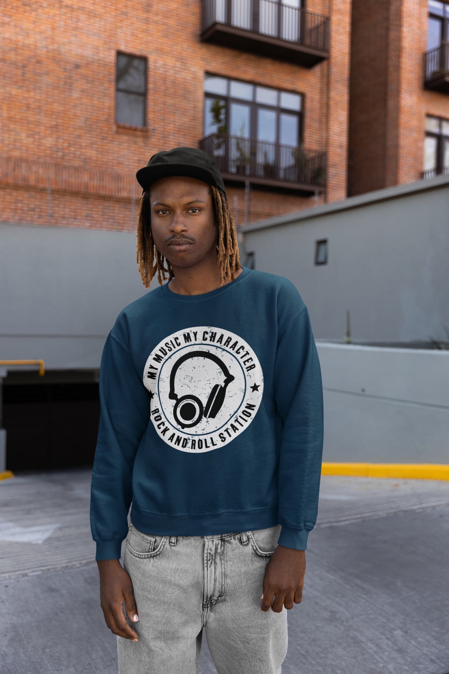Men's Navy Blue Sweatshirts