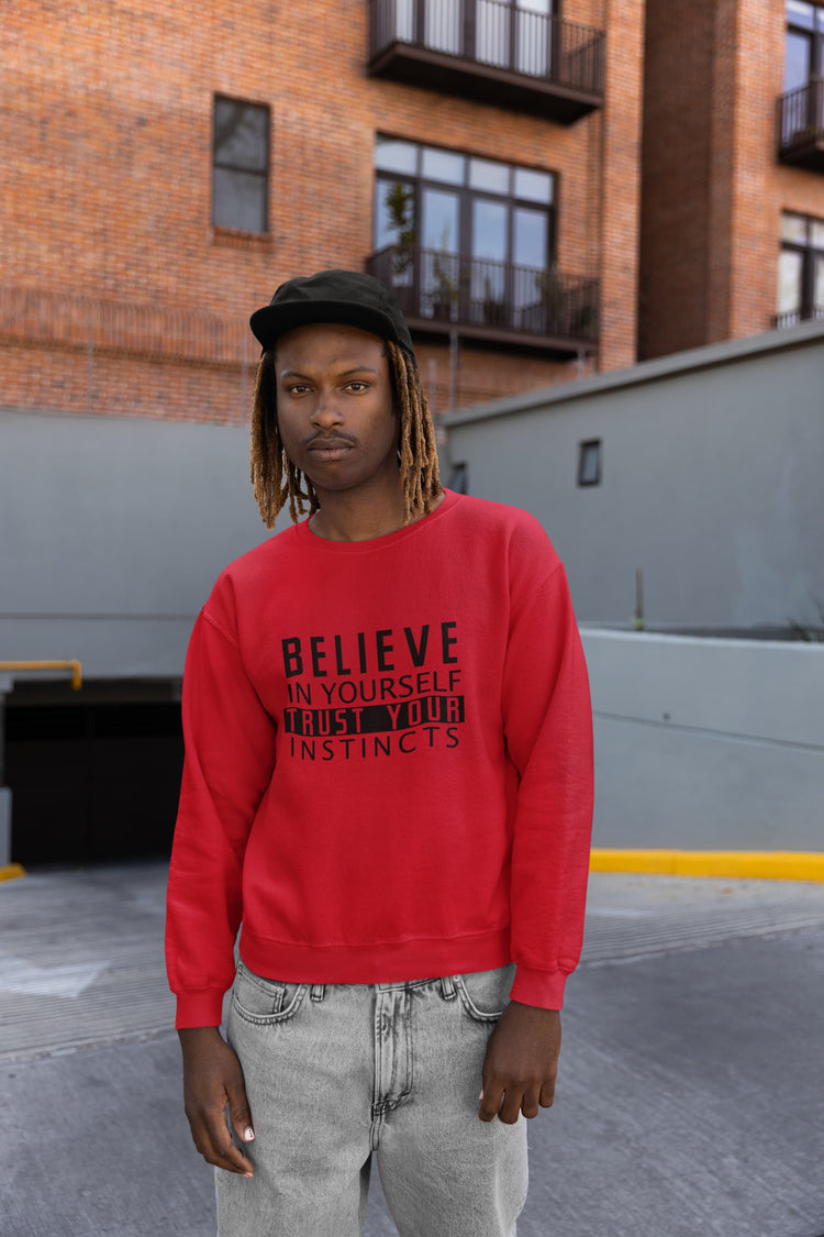 UNISEX RED SWEATSHIRT