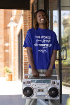 UNISEX ROYAL BLUE OVERSIZED T-SHIRT