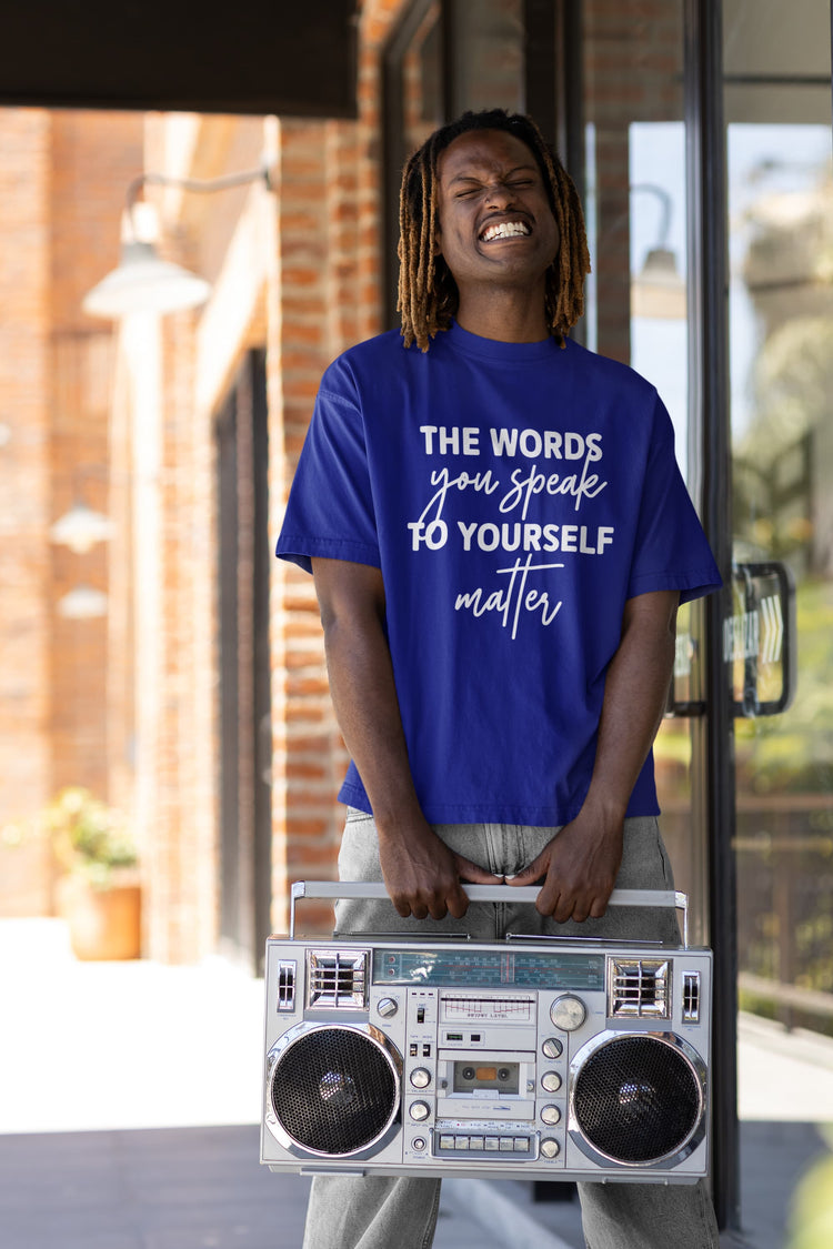 UNISEX ROYAL BLUE OVERSIZED T-SHIRT