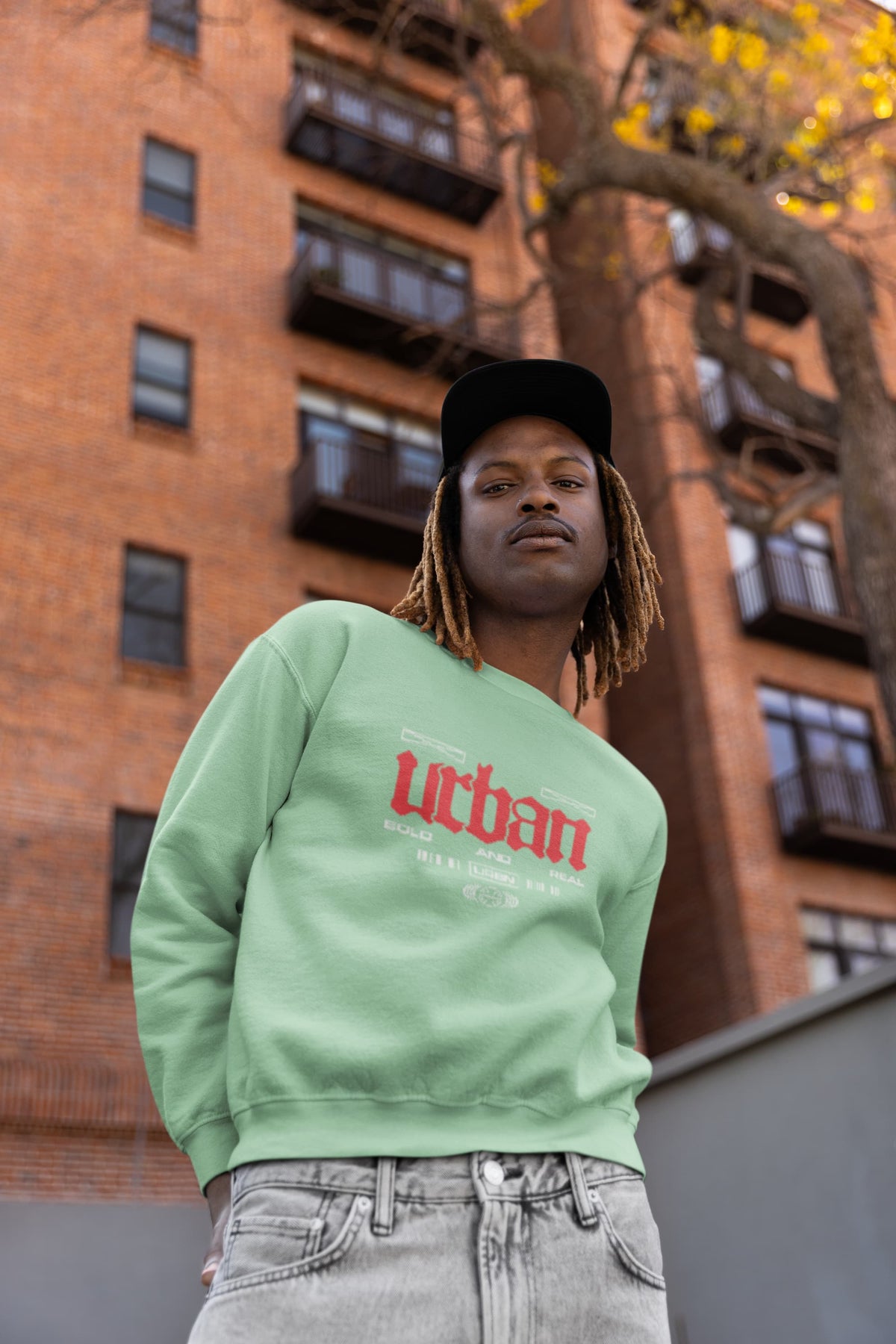 Karavirs® Identity Mint Green sweatshirt for men India