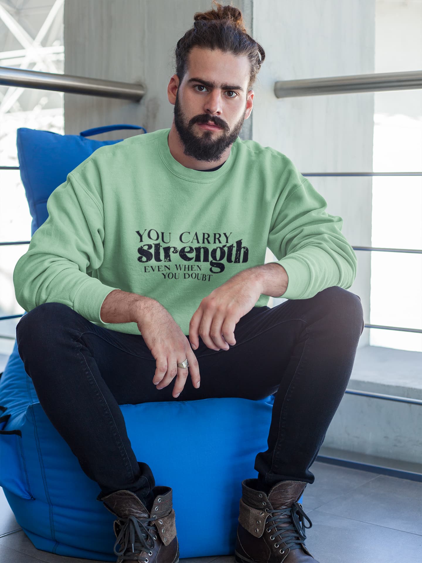 UNISEX MINT GREEN SWEATSHIRT