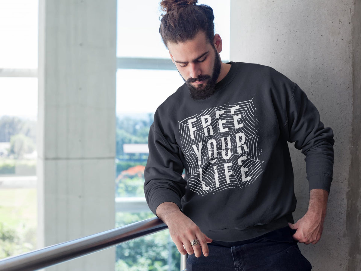 Men's Black Sweatshirts