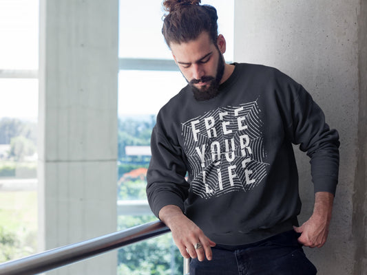 Men's Black Sweatshirts