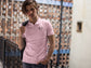 MENS LIGHT PINK POLO T-SHIRT