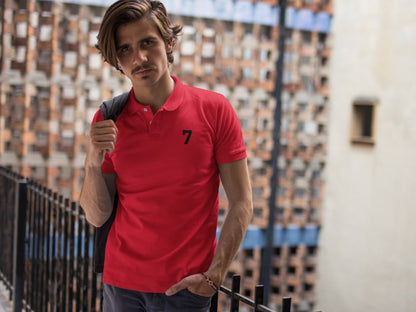 Men's Red Polo T-shirts