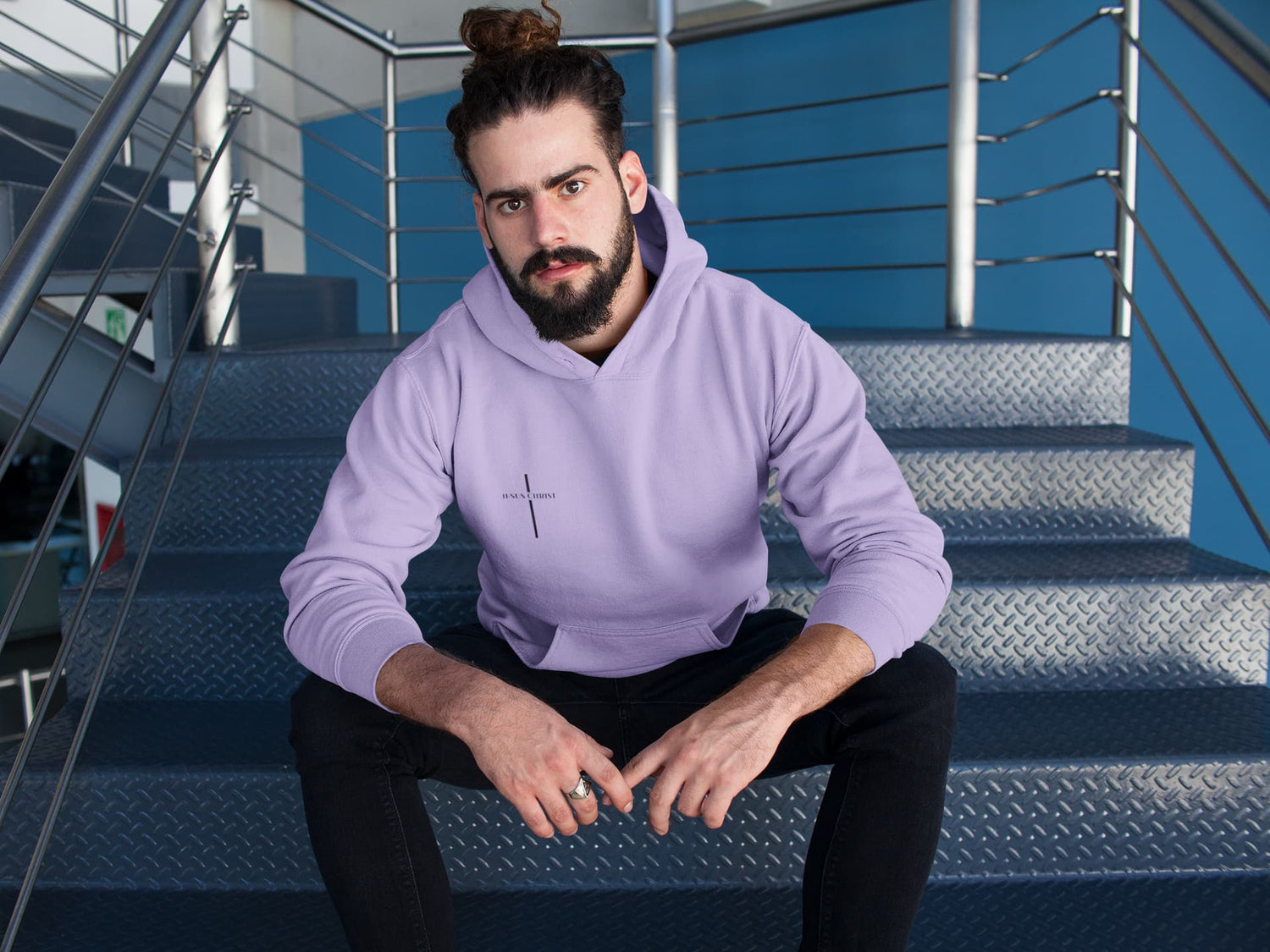 UNISEX IRIS LAVENDER HOODIES