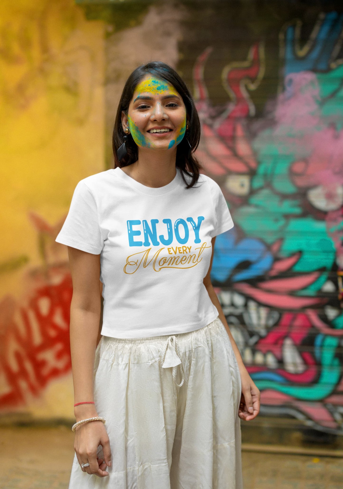 WOMENS WHITE CROP TOP