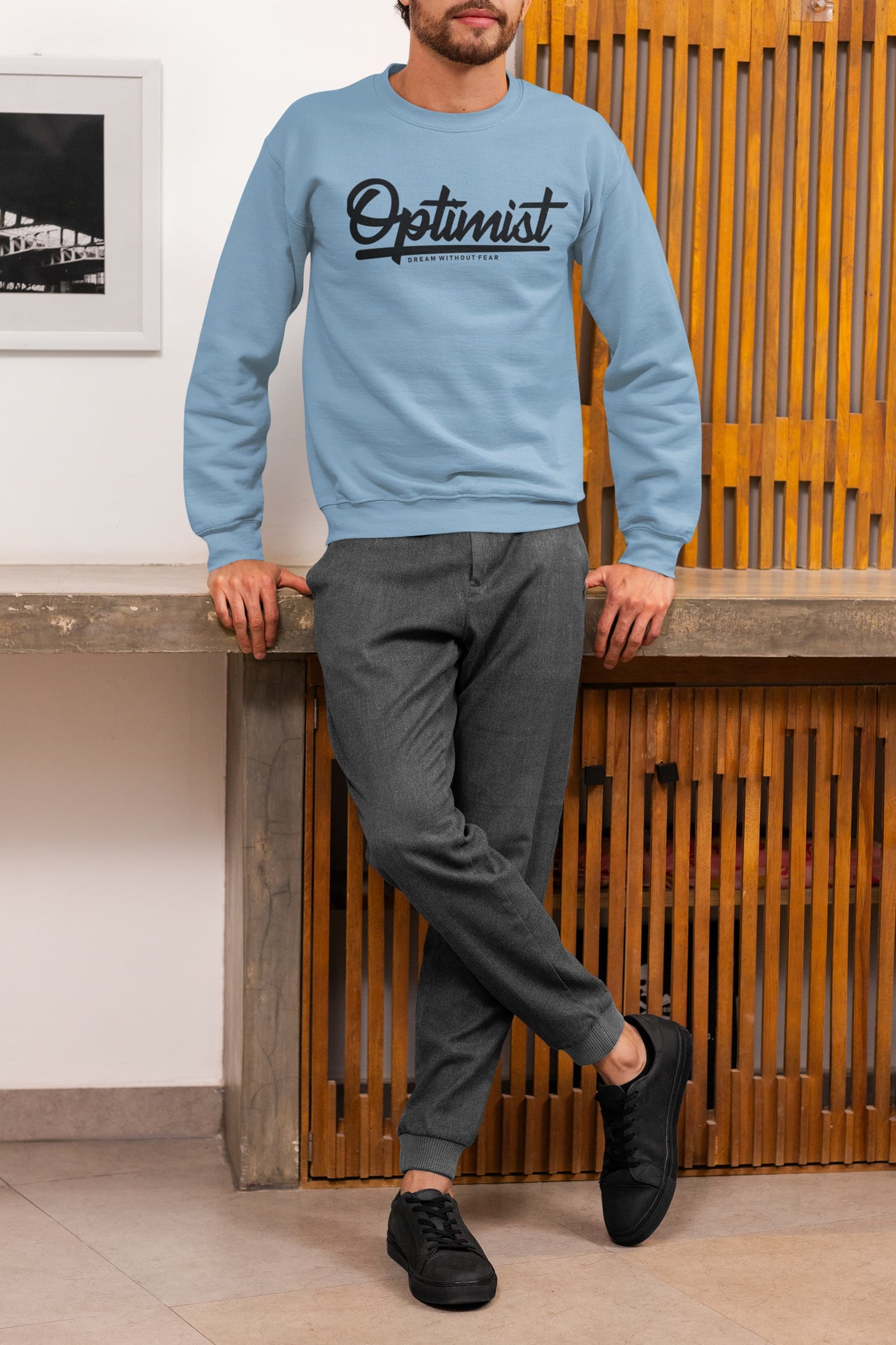 Men's Baby Blue Sweatshirts