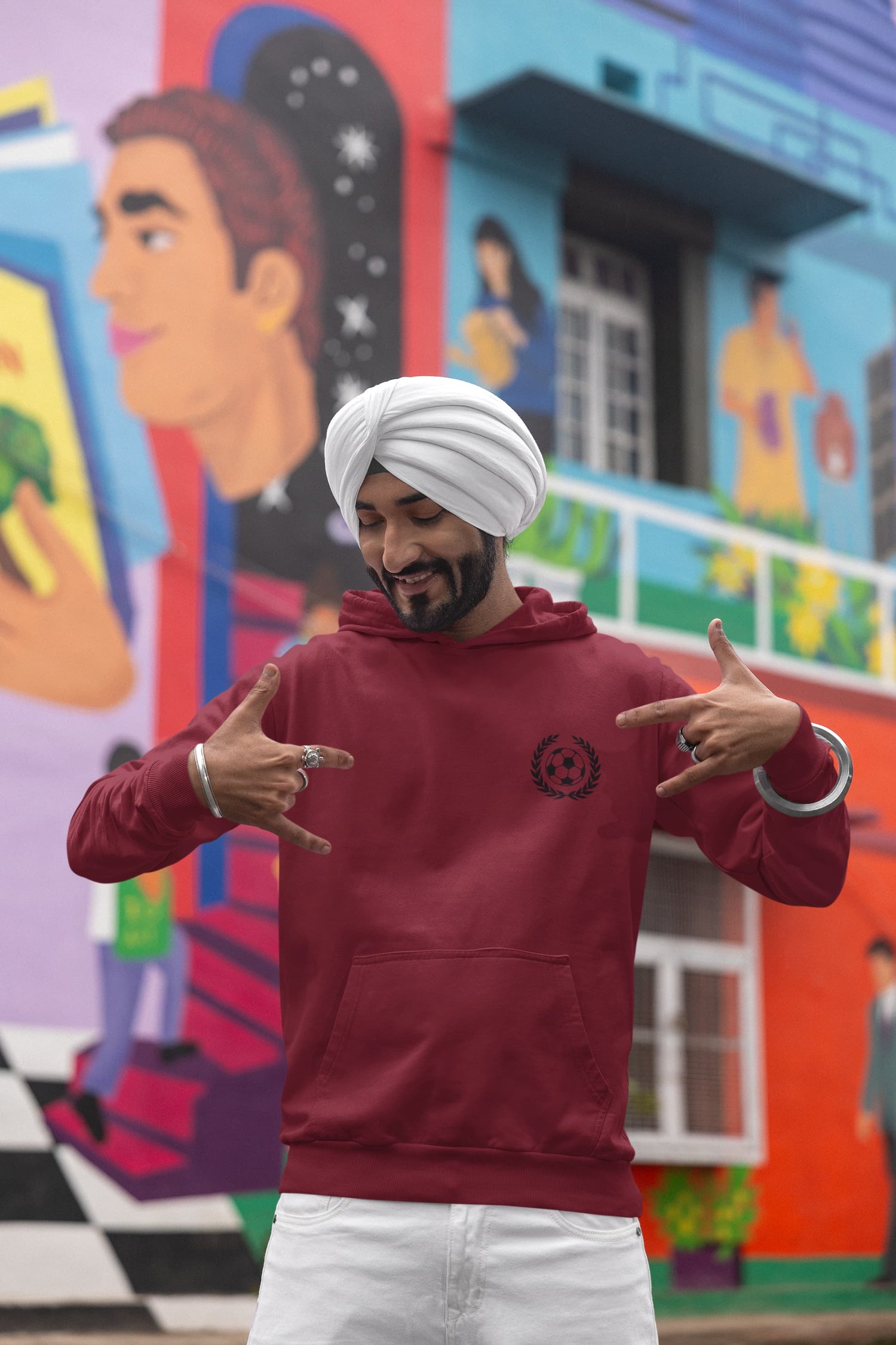 UNISEX MAROON HOODIES