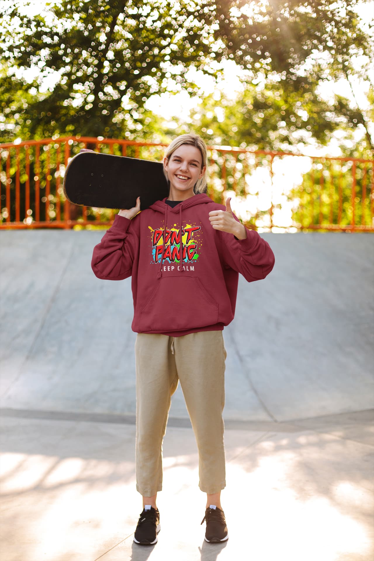 Men's Maroon Hoodies