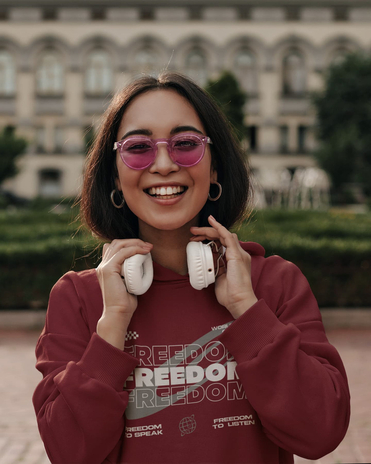 UNISEX MAROON HOODIES