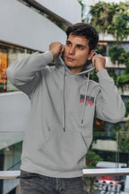 Men's Melange Grey Hoodies