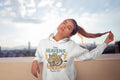 Karavirs® Skyward White oversized hoodie for women India