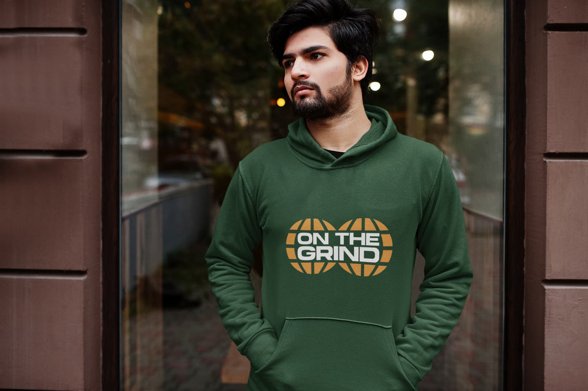 MENS OLIVE GREEN HOODIES