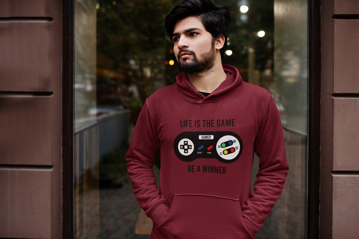 UNISEX MAROON SWEATSHIRT