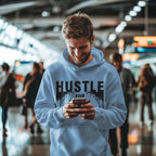 Men's Baby Blue Hoodies