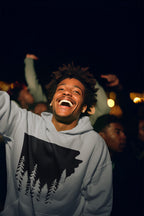 Men's Melange Grey Hoodies
