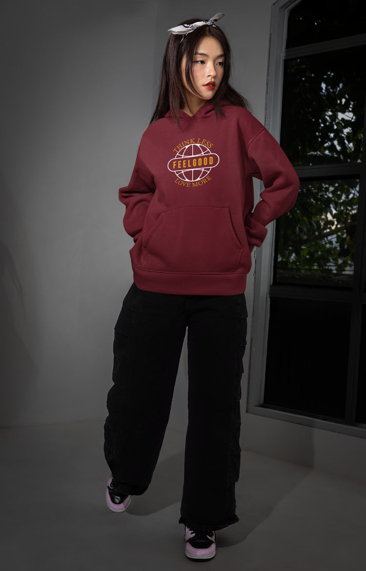 UNISEX MAROON HOODIES